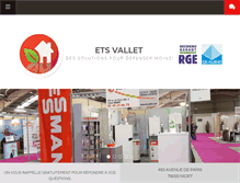 Tablet Screenshot of ets-vallet.com